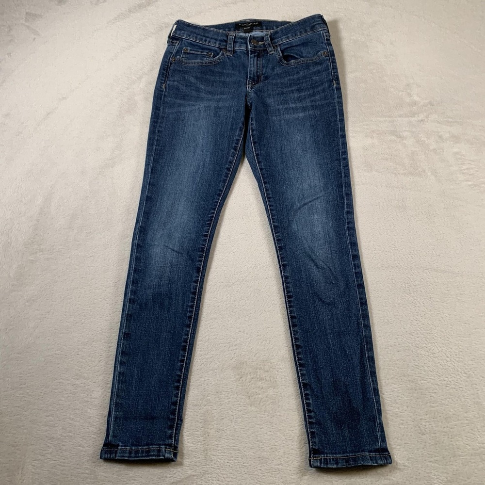 Banana Republic Jeans Womens 25‎ 0 Petite Skinny Stretch Denim Mid Rise Classic